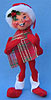 Annalee 10" Red Christmas Elf with Santa Hat and Scarf - Mint - 7357199pl