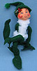 Annalee 9" Green Christmas Elf - Mint - 735804ox