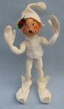 Annalee 10" White Christmas Elf - Excellent - 735986yellb