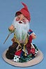 Annalee 5" Ungnome Tailor with Patchwork Quilt & Scissors - Excellent - 736897sa