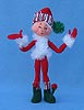 Annalee 9" Red Candystripe Elf - Mint - 737205ooh