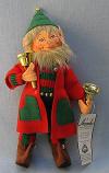 Annalee 9" Bell Ringer Elf with Instrument - Mint - 737804ox