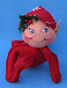 Annalee 14" Red Elf with Snowflake Hat - Mint - 739701ox