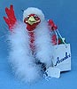 Annalee 7" Christmas Chicken - Good - 742893a