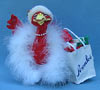 Annalee 7" Christmas Chicken - Mint - Signed - 742893s