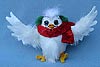 Annalee 4" Cozy Christmas Owl - Mint - 750112