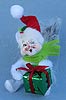 Annalee 4" Gift Giving Kitty Cat 2015 - Mint - 750115