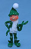 Annalee 5" Green Snowflake Elf - Mint - 750207