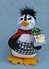 Annalee 5" Classy Penguin with Gift 2014 - Mint - 750414