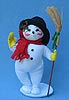 Annalee 7" Sweepy the Snowman - Mint - 750501