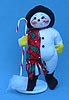 Annalee 7" Shoveling Snowflakes Boy Snowman - Mint - 750599