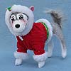 Annalee 6" Holiday Husky - Mint - 750711