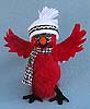 Annalee 7" Classy Cardinal with Hat & Scarf 2014 - Mint - 750714