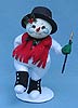Annalee 7" To The Snow Ball Snowman - Mint - 751102