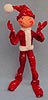 Annalee 14" Red Snowflake Elf - Mint - 751107sm 