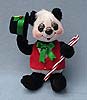Annalee 9" Holiday Christmas Panda Bear - Mint - 751109