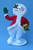 Annalee 7" To the Snow Ball Woman Holding Gift - Mint - 751401