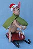 Annalee 8" Christmas Delights Sledding Donkey Mule - Near Mint - 751612a