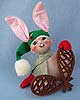 Annalee 6" Snowshoe Hare Bunny 2013 - Mint - 752113