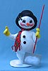 Annalee 18" Shoveling Snowflakes Snowman - Mint / Near Mint - 752599