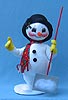 Annalee 18" Shoveling Snowflakes Snowman - Mint / Near Mint - 752599
