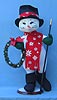 Annalee 30" Snowman with Wreath - Mint - 753704