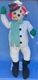 Annalee 48" Snowman with Stand - Excellent - 754084c