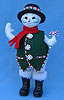 Annalee 9" Candyman Snowman - Mint - 754905