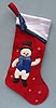 Annalee 22" Christmas Snowman Stocking- Mint - 941102