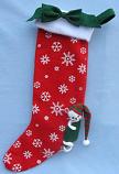 Annalee 27" Christmas Stocking - Excellent - 755004a