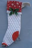 Annalee 22" Red Christmas Stocking - 1988 - Excellent - 755088a