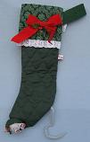 Annalee 22" Christmas Stocking - Mint - 755091sq