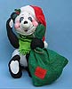 Annalee 18" Christmas Panda Bear with Toy Bag - Mint / Near Mint - 759584