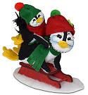 Annalee 5" & 3" Sledding Penguins 2022 - Mint - 760022