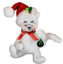 Annalee 4" Kitty Cat with Ornament 2021 - Mint - 760121