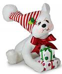 Annalee 6" Jolly Polar Bear with Gifts 2023 - Mint - 760523
