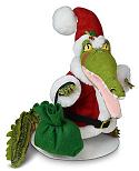 Annalee 7" Christmas Delivery Alligator 2022 - Mint - 760722