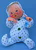 Annalee 18" Cheer Up Crying Baby with Pacifier - Mint - 765700