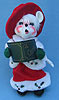 Annalee 6" Girl Winterberry Caroler Mouse - Mint - 769705