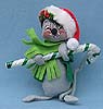 Annalee 7" Mouse with Candy Cane - Near Mint / Excellent - 771288sq