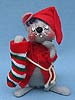 Annalee 7" Mouse with Stocking - Mint / Near Mint - 771488x