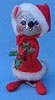 Annalee 7" Mrs Santa Mouse with Holly - Near Mint - 771587
