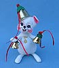 Annalee 6" Christmas Bells Mouse - Mint - 774304