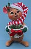 Annalee 10" Christmas Greenery Mouse - Mint - 774706