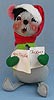 Annalee 12" Caroller Mouse - Near Mint - 776280sing