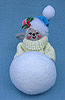 Annalee 5" Winter Carnival Boy Mouse with Snowball - Mint - 778402