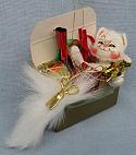 Annalee 3" Kitten with Gifts Ornament - Mint - 779603sq
