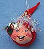 Annalee 3" Red Elf Head Ornament - Mint - 780296