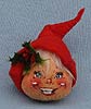 Annalee 3" Red Elf Head Pin - Excellent - 781082pin