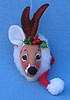 Annalee 3" Deer Head Ornament - Mint/Near Mint - 781587